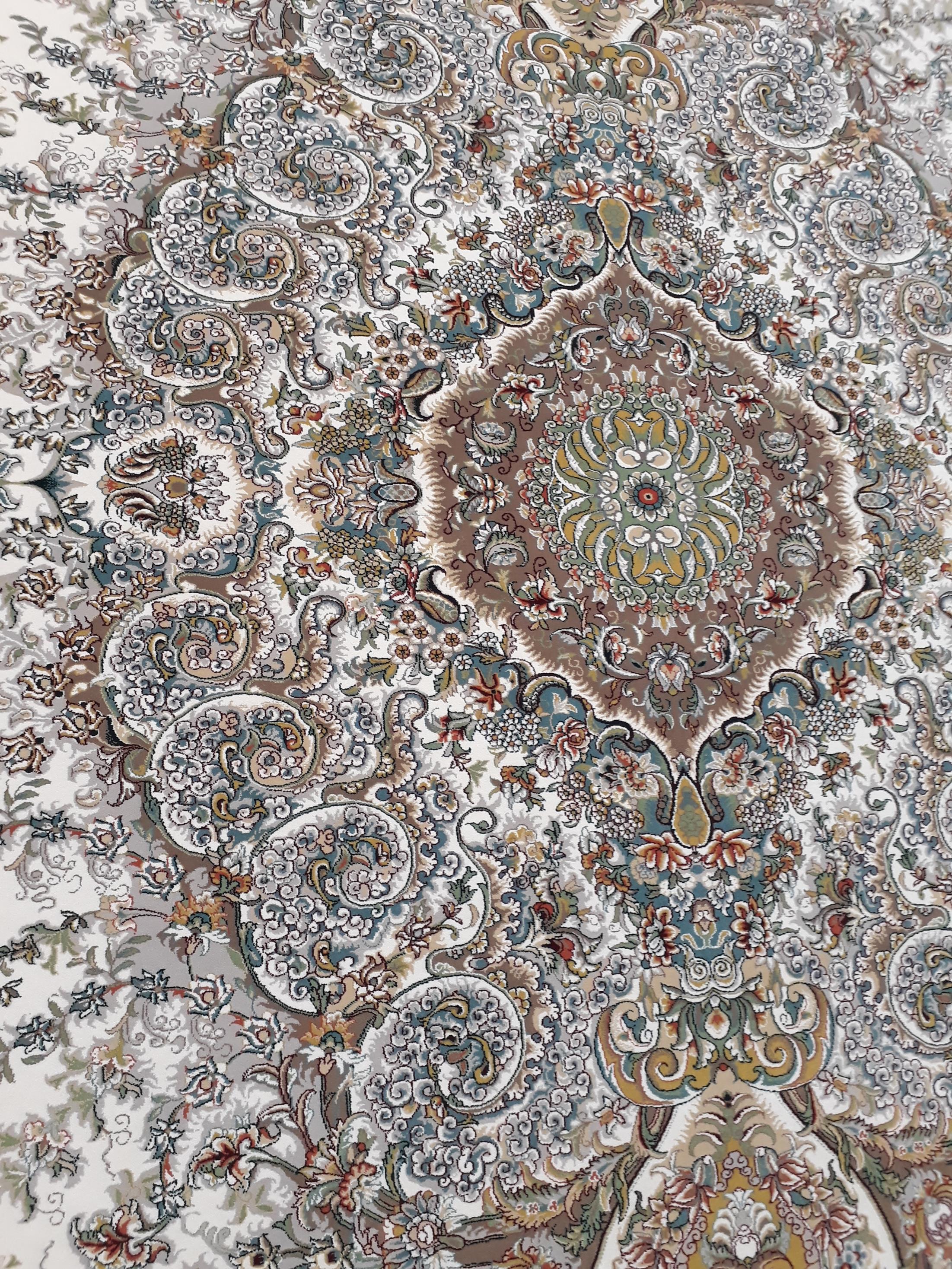 فرش ستاره کویر یزد کلکسیون شهریار کد 	QI-Q023-1008