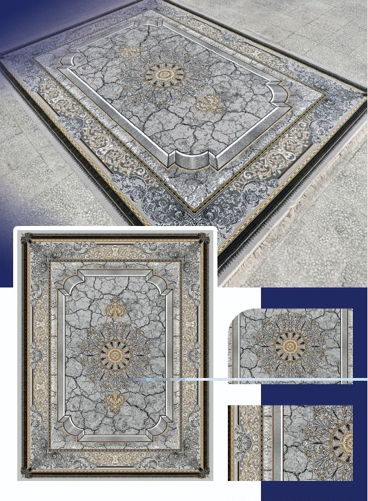 فرش کاشان BCF قیمت مناسب کد 60 طرح پناه