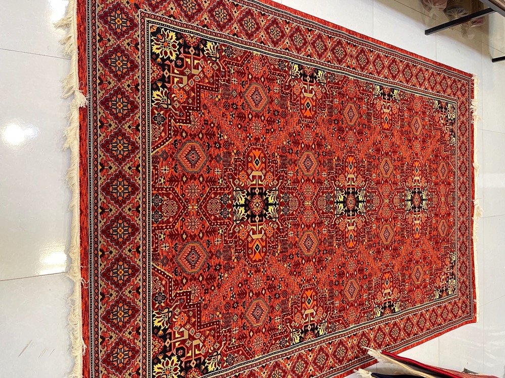 فرش ستاره کویر یزد کلکسیون شاهکارنوین 700 شانه کد 182-2555A